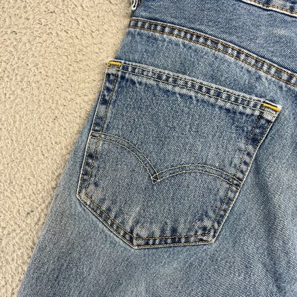 Levi's Jeans Men's 34x30 Blue Denim Straight Red Tab 560 Distressed Faded Work - Picture 14 of 15